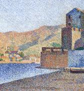 Paul Signac town beacb painting